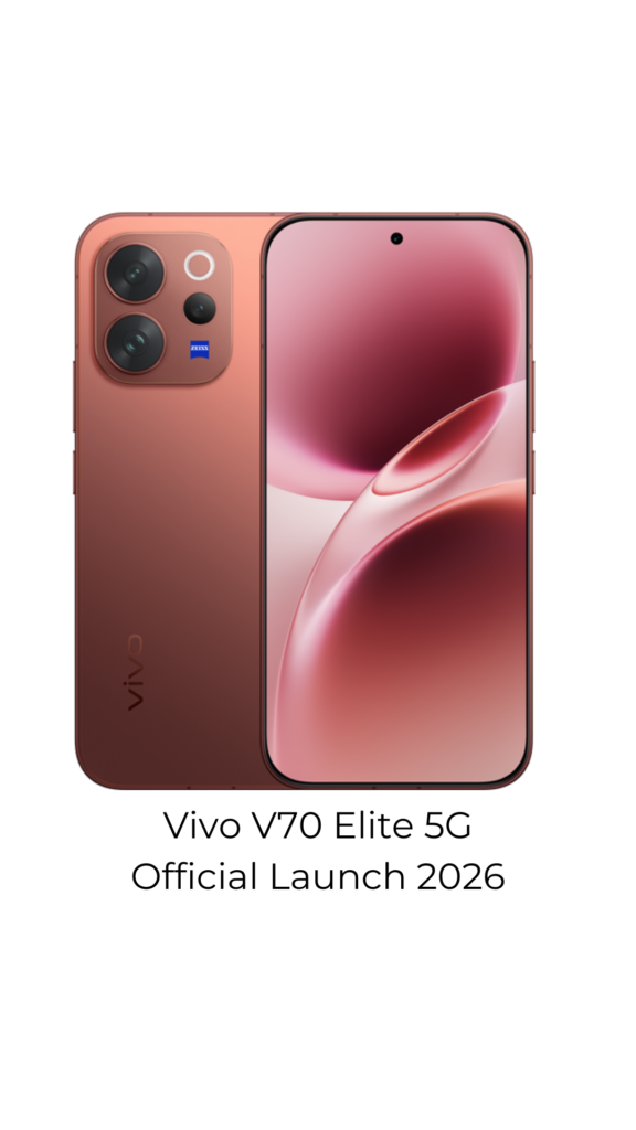 Vivo V70 Elite 5G 2026 smartphone official image