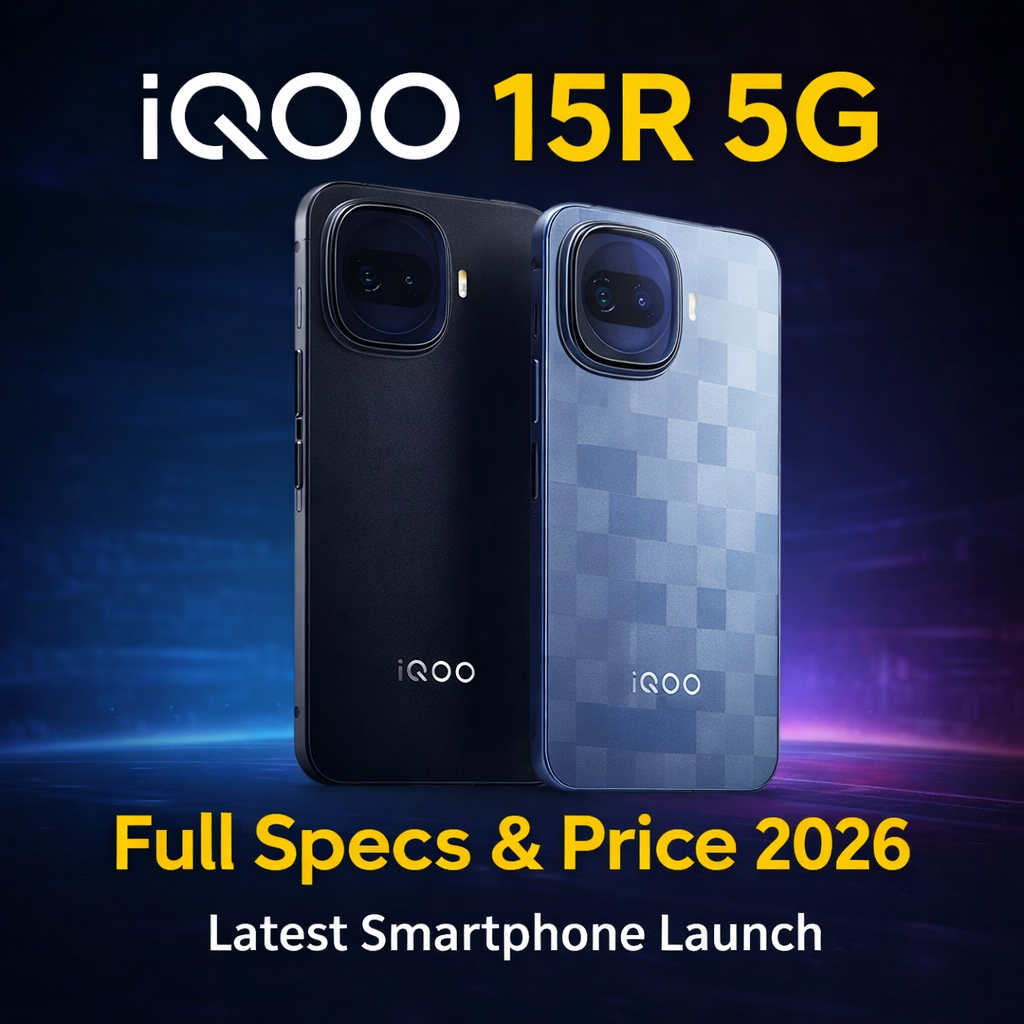iQOO 15R 5G smartphone full specs and price 2026 launch