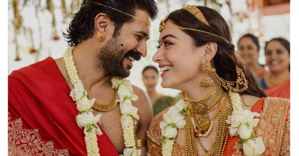 Indian wedding couple traditional ceremony love and celebration