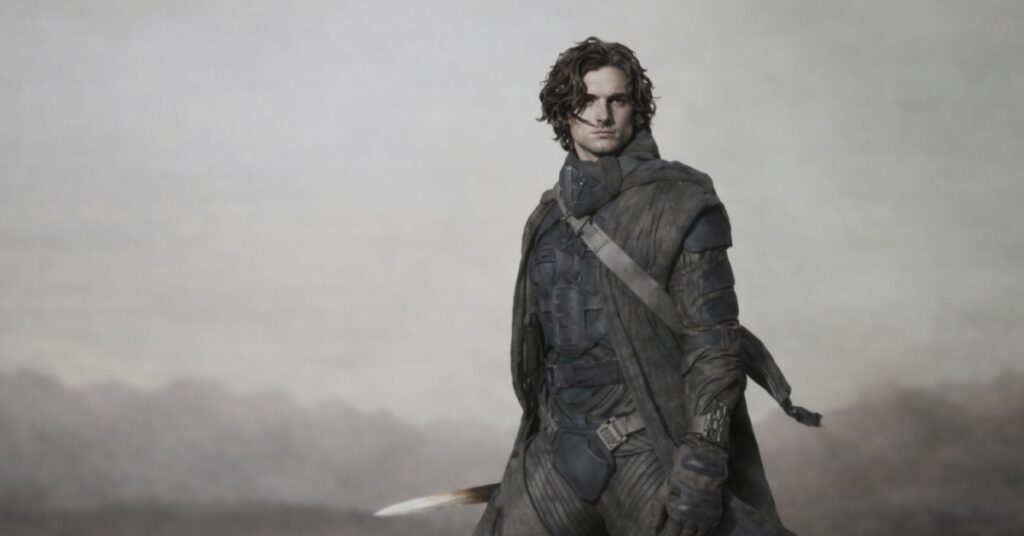 Dune 3 Paul Atreides emperor scene throne Arrakis future