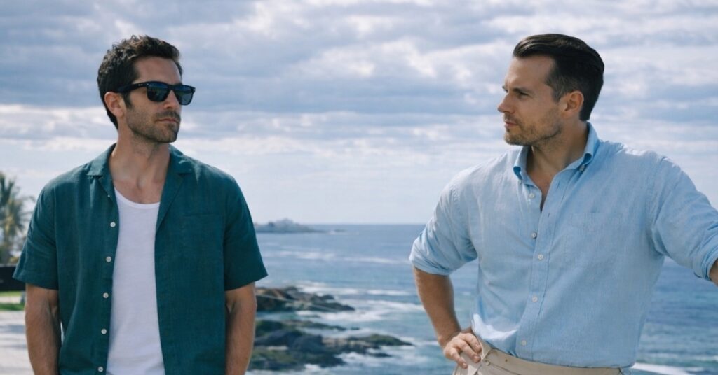 In the Grey movie 2026 cast first look action thriller scene