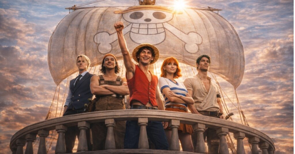 One Piece Season 3 Alabasta Arc Luffy and crew desert adventure scene