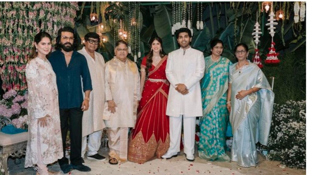 Allu Sirish wedding ceremony 2026 with Nayanika Reddy in Hyderabad