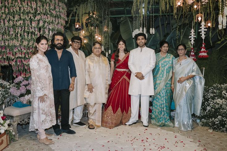Allu Sirish Wedding Reception 2026 with Nayanika Reddy in Hyderabad