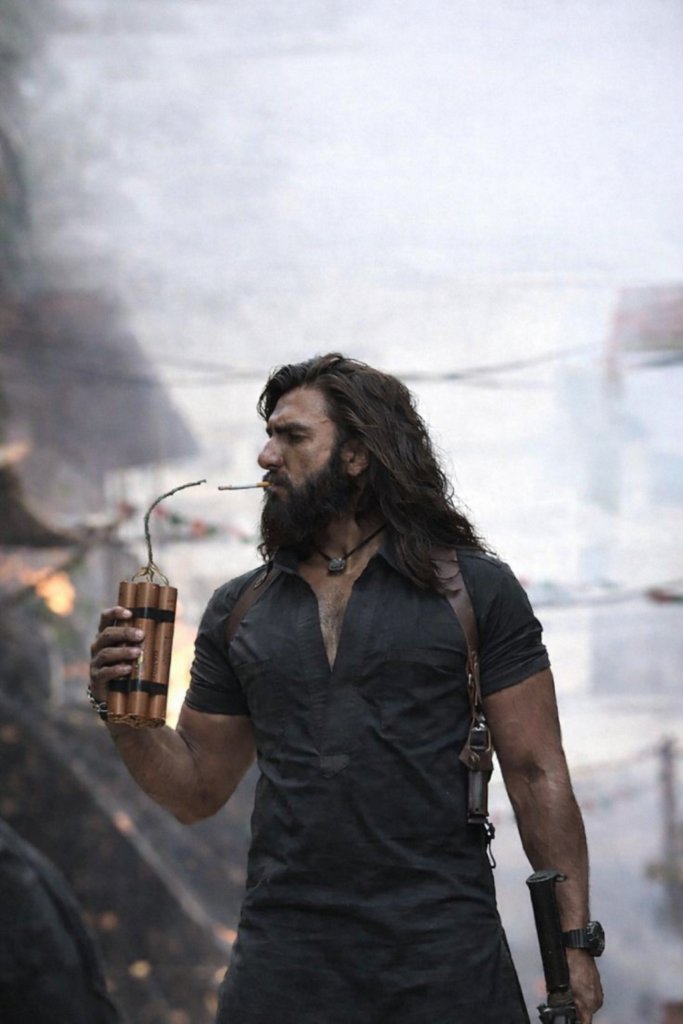 Dhurandhar 2 Trailer poster featuring Ranveer Singh