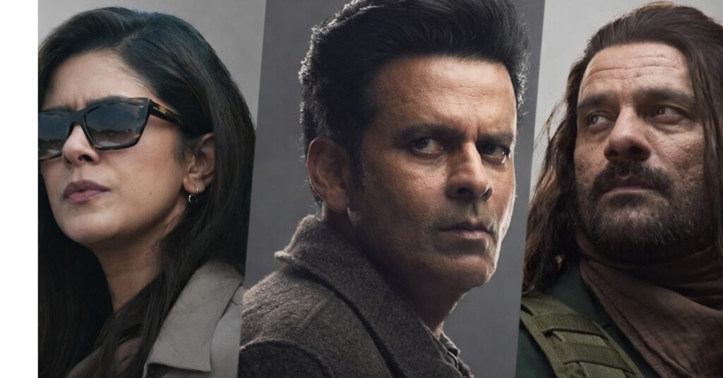 Manoj Bajpayee Family Man 3 character close up serious expression
