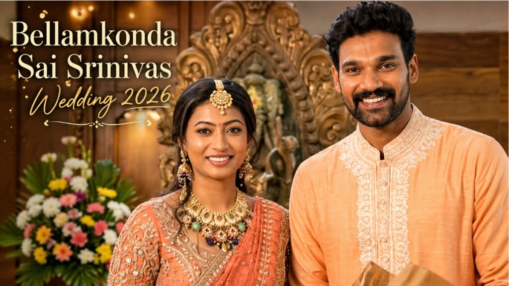 Bellamkonda Sai Srinivas Wedding 2026 with Kavya Reddy