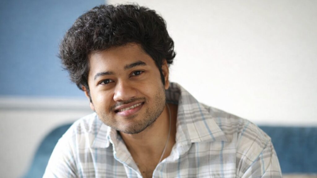 Donga Naa Kodhuko 2026 hero Mouli Tanuj Prasanth fiery background horizontal poster