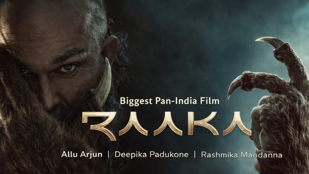 Raaka movie Allu Arjun intense monster look with claw scene