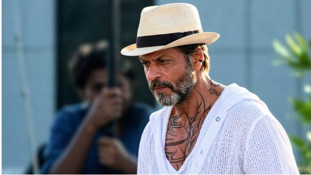 Shah Rukh Khan King Movie intense close up action poster horizontal image