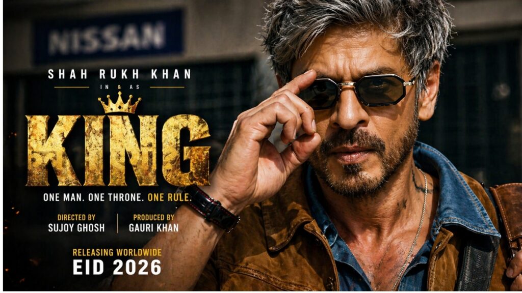 Shah Rukh Khan and Suhana Khan King movie poster horizontal image