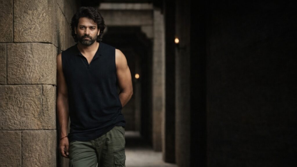 actress in red saree traditional elegant look portrait