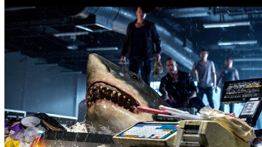 Thrash Movie 2026 shark attack ocean scene