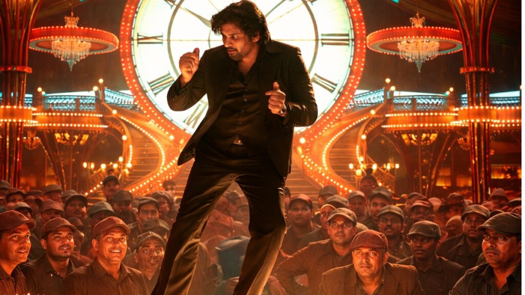 Ustaad Bhagat Singh dance scene Pawan Kalyan stylish look